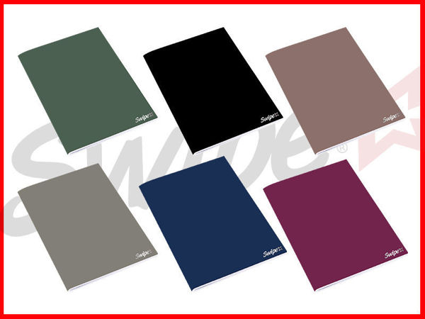 Maxi quaderno A4 Swipe monocolore fogli bianchi 30+1 copertina colorata