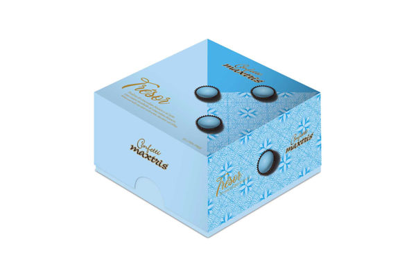 Confetti Maxtris Trésor Celeste al cioccolato bianco e al latte con cuore alla nocciola