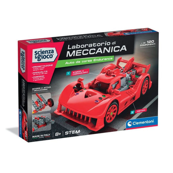 Clementoni Laboratorio di Meccanica Auto da Corsa Endurance con oltre 120 componenti da montare