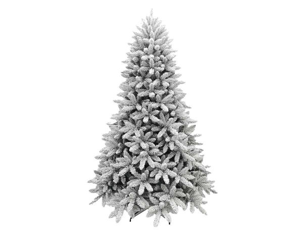 Albero di Natale Aspen innevato in PVC realistico disponibile in 180, 210 e 240 cm