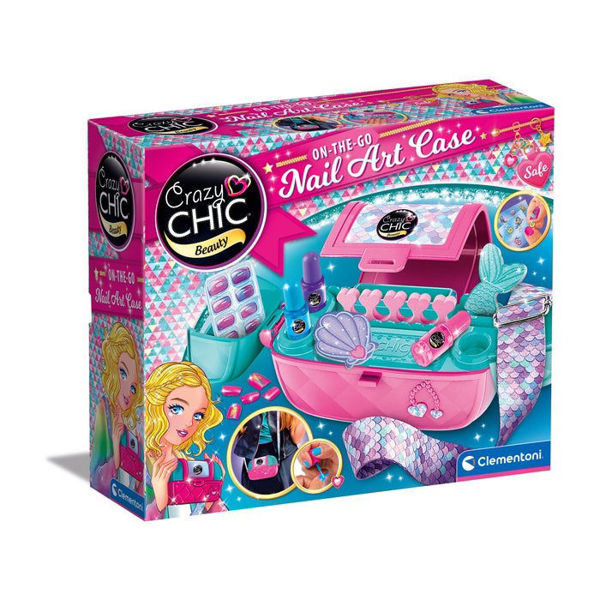 Crazy Chic On The Go Nail Art Case Clementoni – borsetta creativa unghie