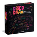 Disco Draw Clementoni – party game da tavolo con lavagna rotante e disegno