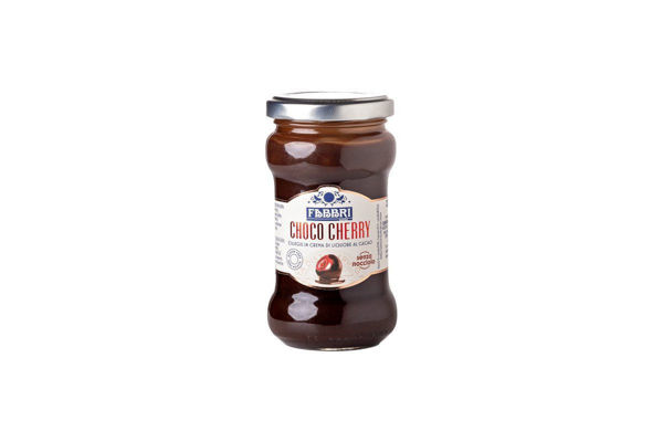 Choco Cherry al liquore Fabbri 200 grammi vaso bianco e blu