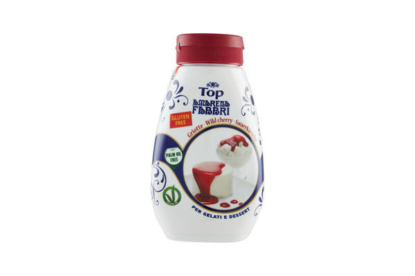Topping Amarena Fabbri 225 grammi bottiglia squeeze per dessert e gelati