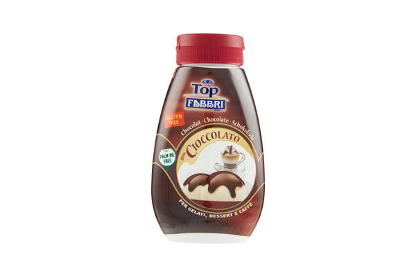 Topping Cioccolato Fabbri 225 grammi bottiglia squeeze per dolci e bevande
