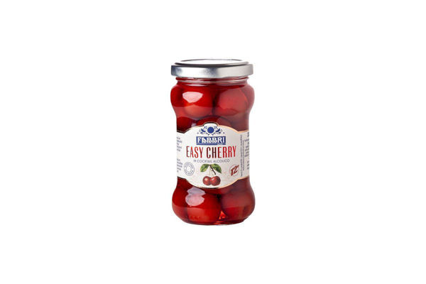 Easy Cherry al liquore Fabbri 200 grammi vaso di vetro trasparente