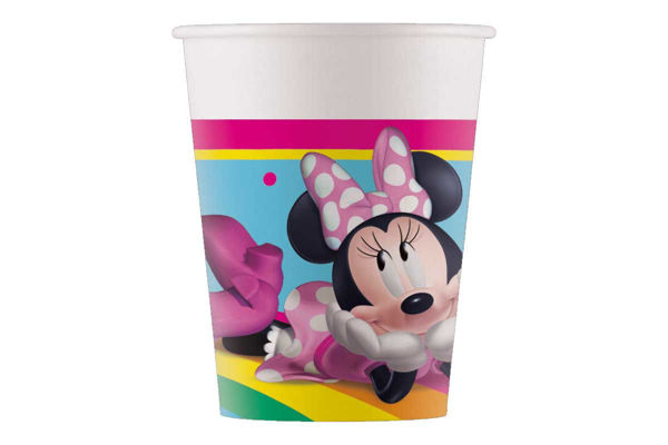 Bicchieri Minnie Rainbow Make Me Smile 200 ml – 8 pezzi