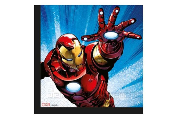 Tovaglioli Avengers Evergreen 33×33 cm 20 pezzi