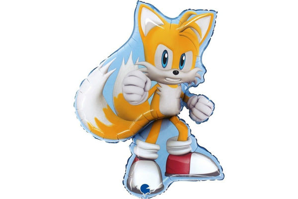 Palloncino supershape Tails Sonic 56×66 cm per festa