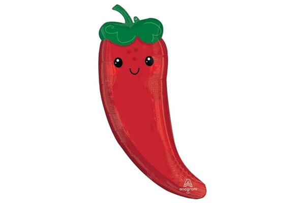 Palloncino Super Shape 36" a forma di peperoncino rosso
