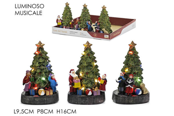 Immagine di Albero di Natale luminoso e musicale