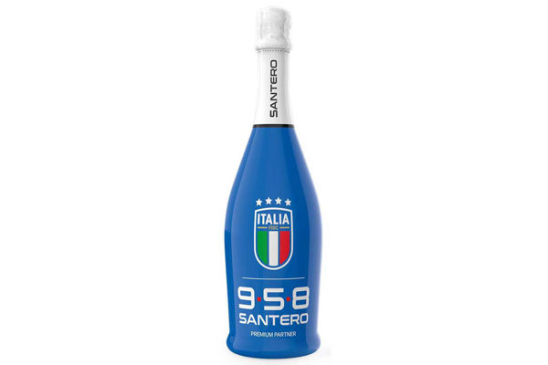Bottiglia Santero 9.5.8 Nazionale Millesimato 750 ml Edizione Italia blu