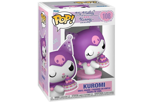 Funko Pop Kuromi 108 con dolcetto regalo in confezione