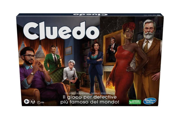Cluedo Classico gioco da tavolo investigativo con personaggi e ambientazione moderna