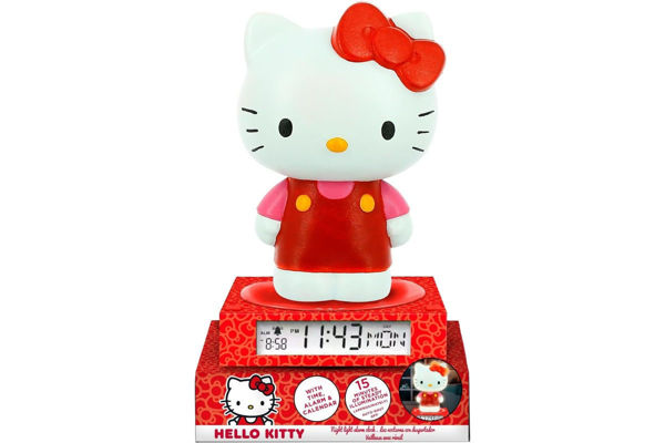 Hello Kitty lampada e sveglia 3D su base digitale