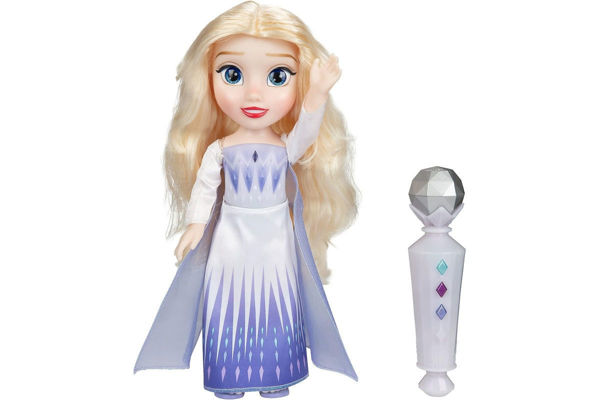 Bambola Frozen Elsa cantante con microfono interattivo