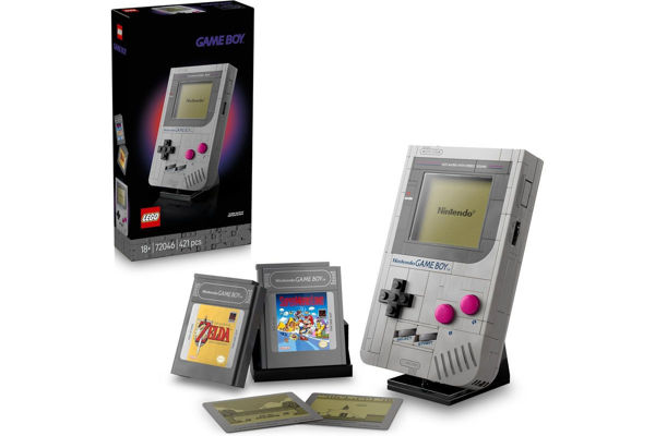 LEGO Nintendo Game Boy 72046 con Game Pak intercambiabili e supporto espositivo