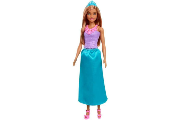Barbie Principessa DreamTopia con abito azzurro e tiara