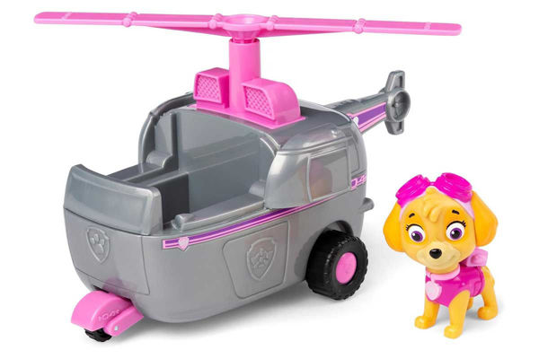 Paw Patrol Skye con elicottero rosa e personaggio incluso