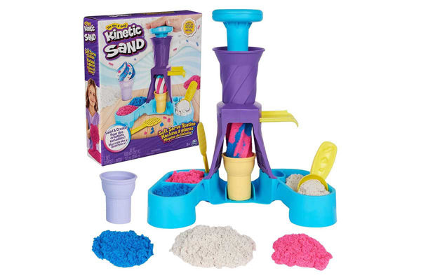 Set Kinetic Sand Gelateria con macchina per gelati e sabbia colorata