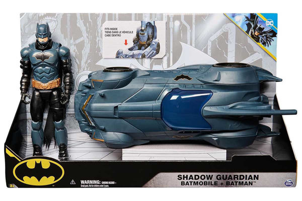 Batman con Batmobile Shadow Guardian – set giocattolo DC Comics