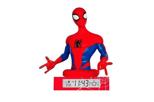Lampada e sveglia 3D Spider-Man con display digitale