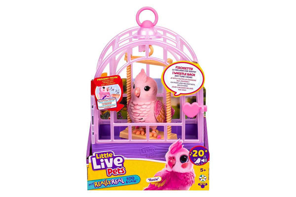 Uccellino interattivo Happy Cocorito Sempre con Te nella gabbietta