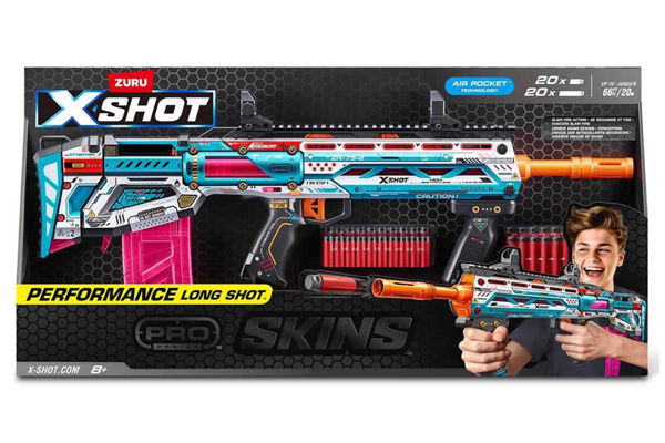 Blaster X-Shot Pro Anime Long con 40 dardi e design Skins