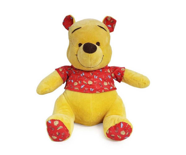 Peluche Winnie the Pooh Disney100 da 30 cm con maglietta rossa