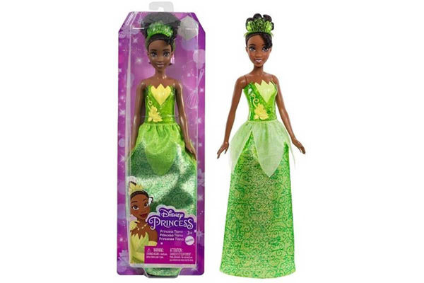 Bambola Disney Princess Tiana con abito verde