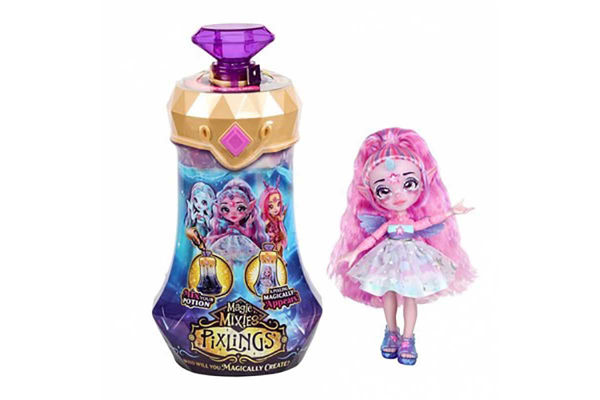 Magic Mixies Pixlings Unia Lilla con flacone magico