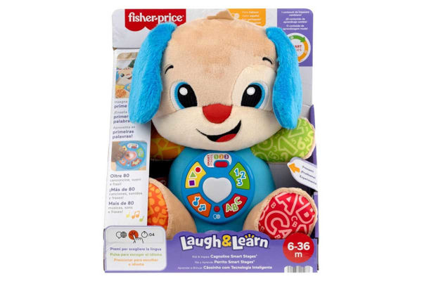 Fisher-Price Cagnolino Smart Stages – Peluche interattivo educativo