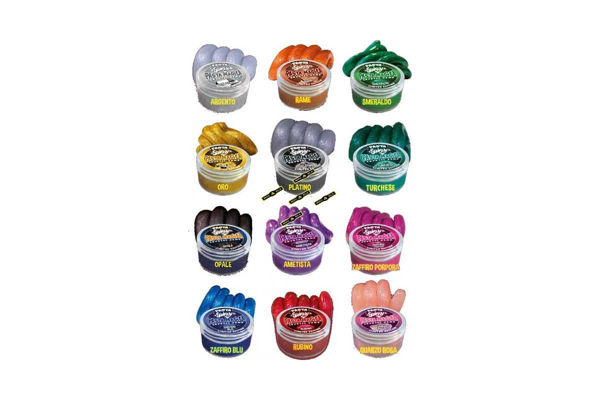 Pasta Magica Crystal squishy in diversi colori brillanti