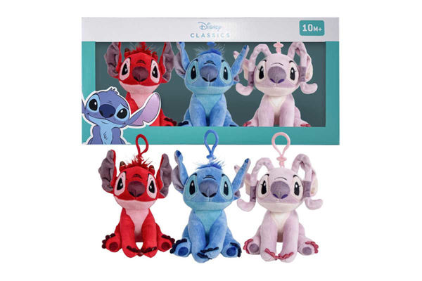 Set assortito Stitch Pack 3 peluche personaggi Disney