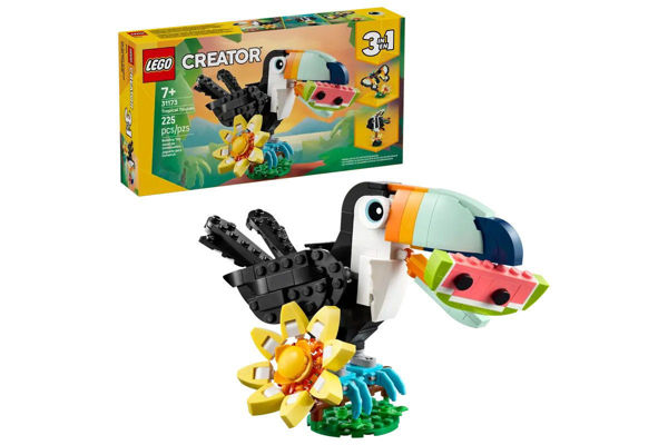 LEGO Creator 31173 tucano tropicale snodabile con anguria