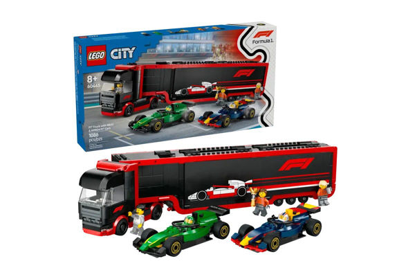 Immagine di Autotrasportatore F1 con monoposto RB20 e AMR24 F1