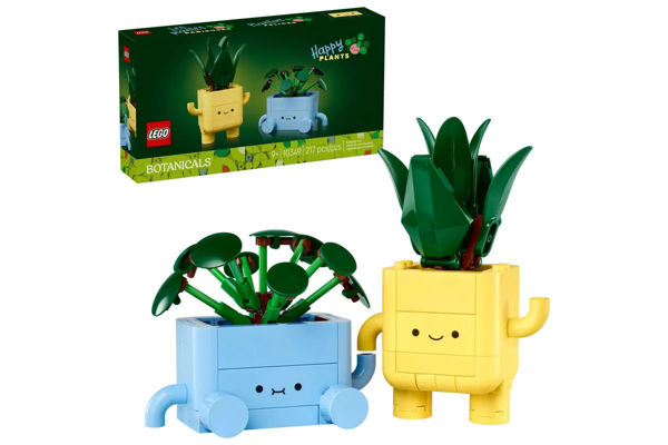 LEGO 10349 piantine felici con dracaena e pilea in vasi colorati