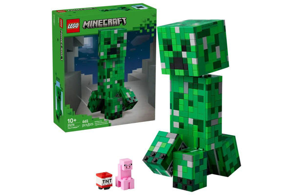 Creeper LEGO Minecraft 21276 snodabile con mini Creeper e TNT