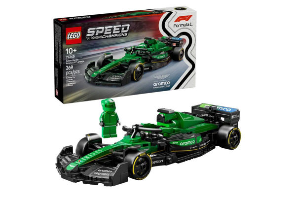 LEGO Speed Champions Aston Martin Aramco F1 AMR24 77245 con minifigure pilota