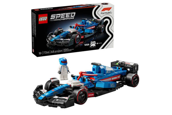 LEGO Speed Champions Visa Cash App RB VCARB 01 77246 con minifigure pilota