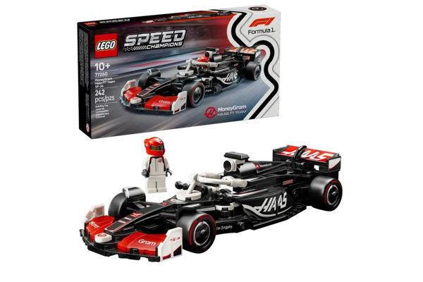 LEGO Speed Champions MoneyGram Haas F1 Team VF-24 77250 con minifigure pilota