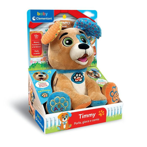 Cagnolino interattivo Timmy Baby Clementoni che parla e muove orecchie e bocca