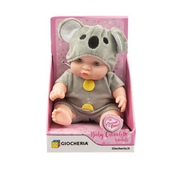 Mini Bambola Cucciolotte 23 cm con vestito a tema animale