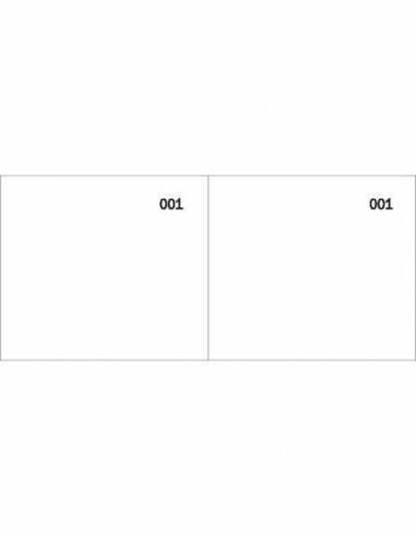 Immagine di Blocco Numerato 1-100 Bianco