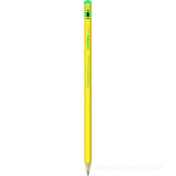 Matita Lyra Temagraph 2H con corpo giallo