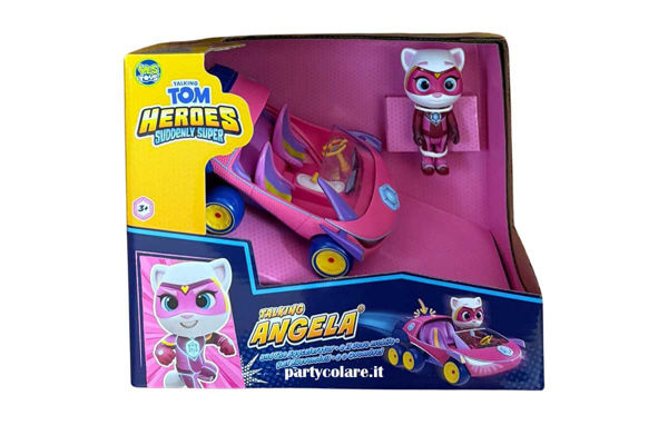 SuperAmici Talking Angela con Veicolo luci e suoni