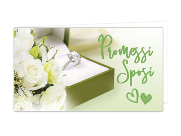 Biglietti Bomboniera Promessa 20 pezzi