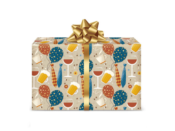 Foglio di carta regalo 70x100 cm versatile e resistente
