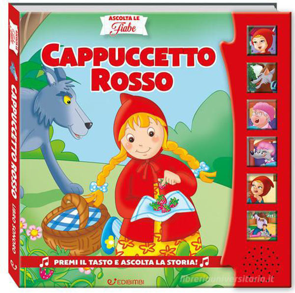 Copertina del libro sonoro “Ascolta le Fiabe 10 – Cappuccetto Rosso”