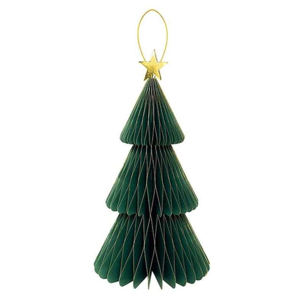Albero verde decorativo diametro 25 cm altezza 40 cm